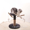 Black Cat Tree Relax Platform Cat Tower